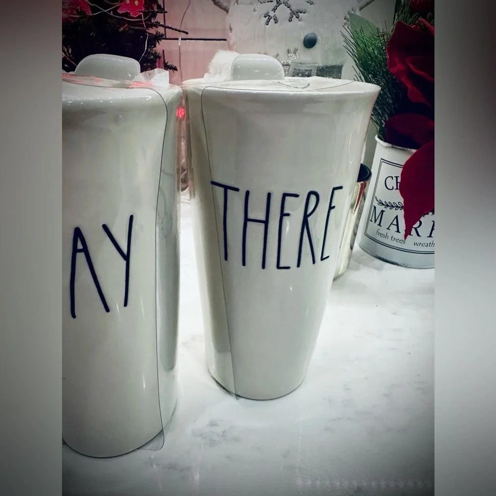 Ceramic Rae Dunn coffee cups. - Picture 6 of 6